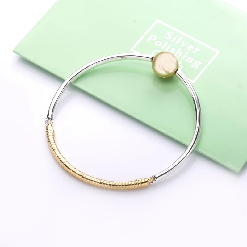 (image pour) Bracelet Jonc PANDORA Shine Trois liens 568143 - Afficher 3