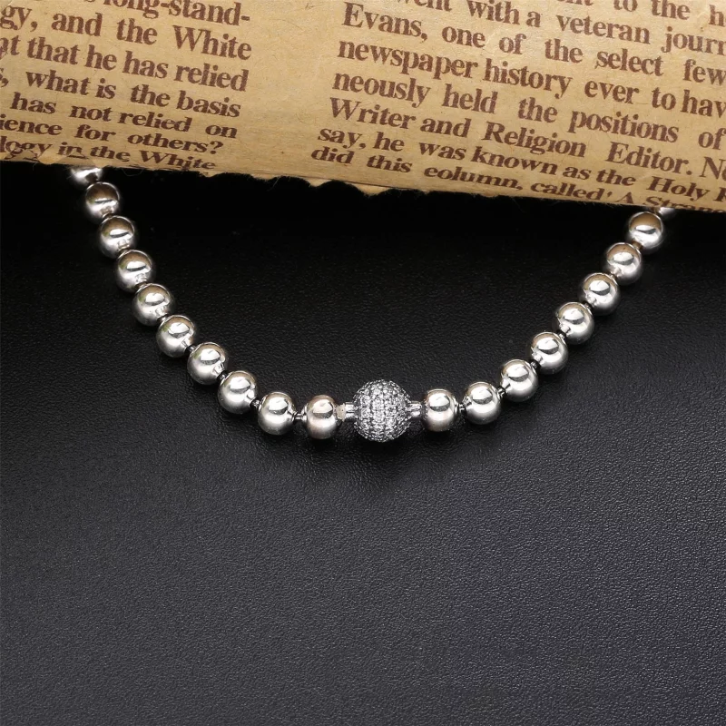(image pour) Bracelet PANDORA Sphère et Pavé 598342CZ - Afficher 3