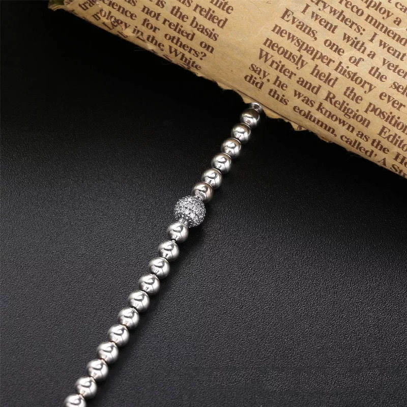 (image pour) Bracelet PANDORA Sphère et Pavé 598342CZ - Afficher 5