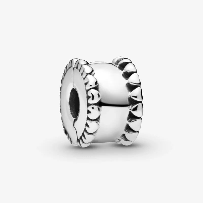 (image pour) Charm Clip PANDORA Cœurs Perlés 798560C00