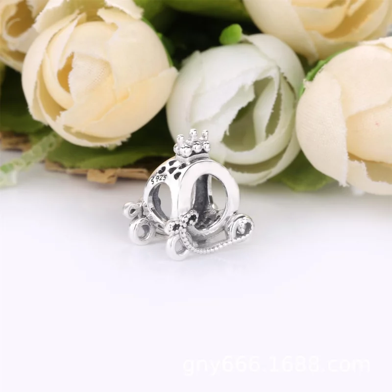 (image pour) Charm PANDORA Carrosse O Couronné Poli 798323 - Afficher 2