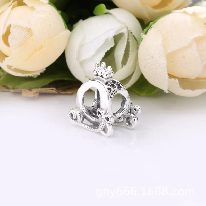 (image pour) Charm PANDORA Carrosse O Couronné Poli 798323 - Afficher 3