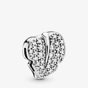 (image pour) Charm PANDORA clip Feuille Scintillante 798293CZ
