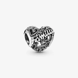 (image pour) Charm PANDORA Cœur de Famille 798571C00