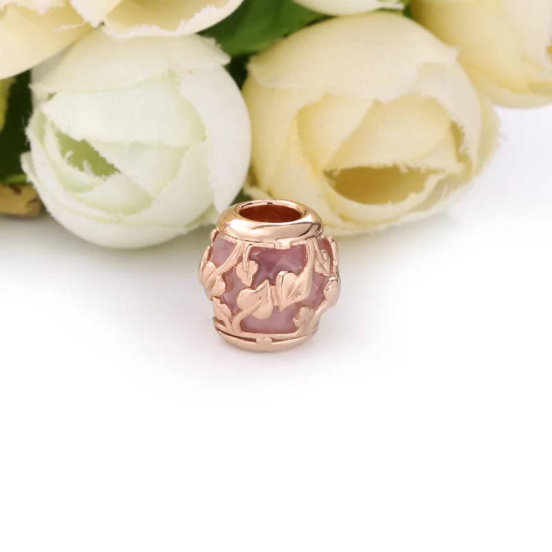 (image pour) Charm PANDORA Feuilles Roses 788238SSP - Afficher 3