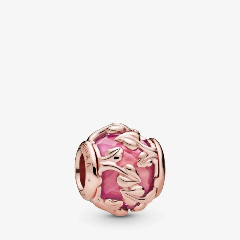 (image pour) Charm PANDORA Feuilles Roses 788238SSP
