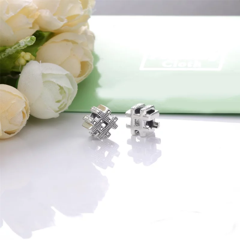 (image pour) Charm PANDORA Hashtag en Argent 798128 - Afficher 4
