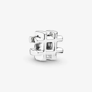 (image pour) Charm PANDORA Hashtag en Argent 798128