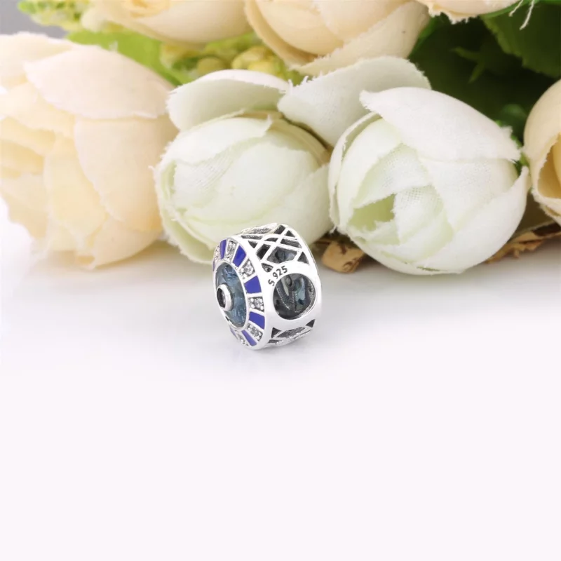(image pour) Charm PANDORA Mosaïque Bleu 798031EN195 - Afficher 4