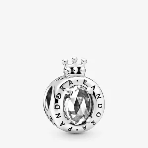 (image pour) Charm PANDORA O Couronné Scintillant Incolore 798266CZ