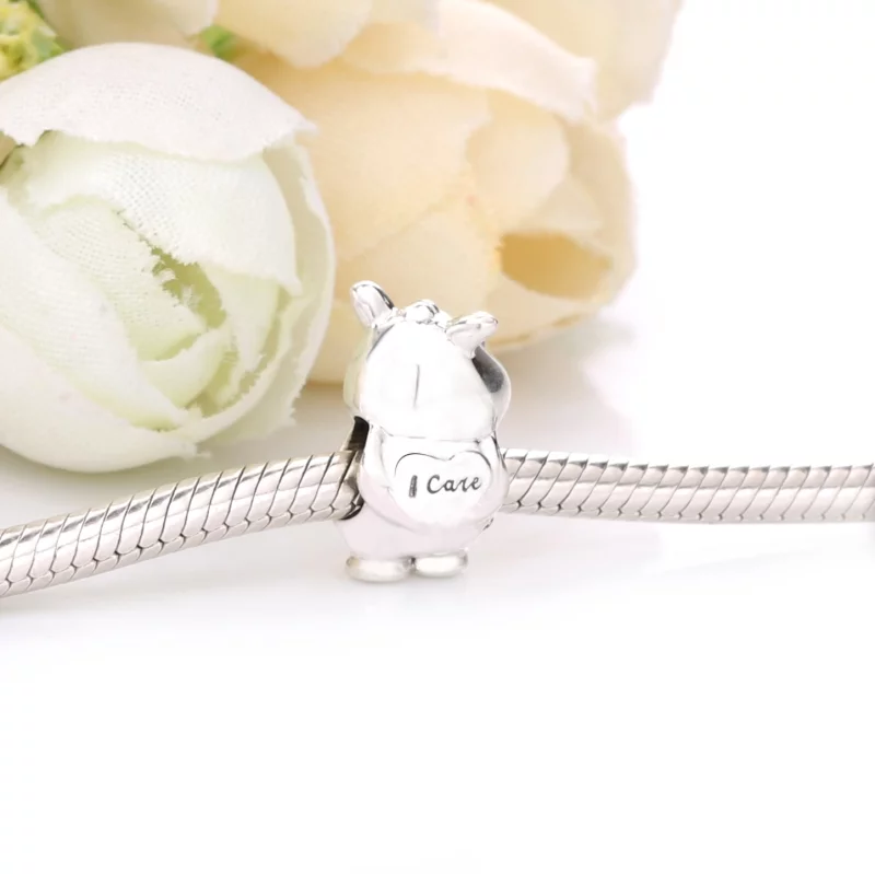(image pour) Charm PANDORA Rhino le Rhinocéros 798023 - Afficher 3