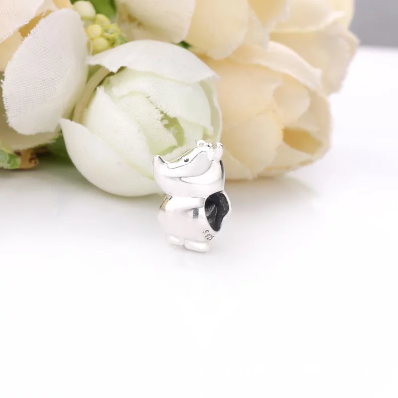 (image pour) Charm PANDORA Rhino le Rhinocéros 798023 - Afficher 4