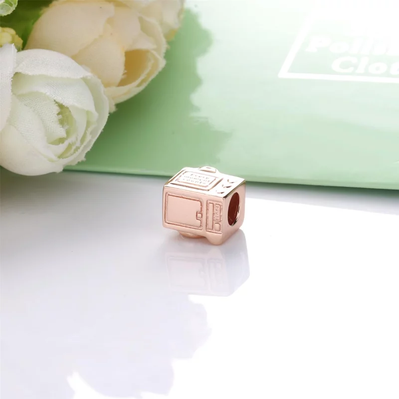 (image pour) Charm PANDORA Rose Caméra 787986CZ - Afficher 4