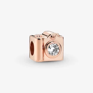 (image pour) Charm PANDORA Rose Caméra 787986CZ