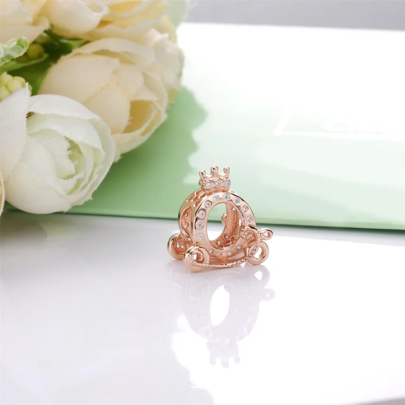 (image pour) Charm PANDORA Rose Crown O Carriage 788129CZ - Afficher 2