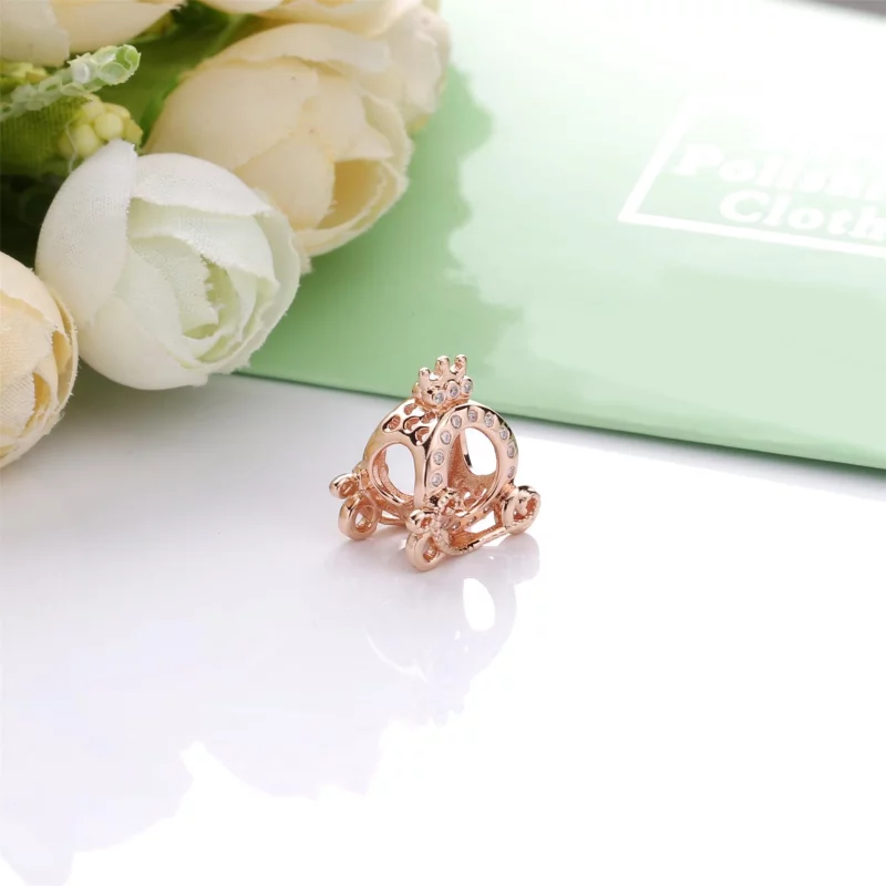 (image pour) Charm PANDORA Rose Crown O Carriage 788129CZ - Afficher 3