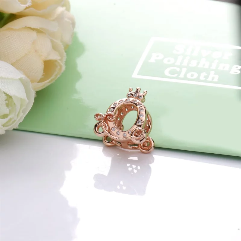 (image pour) Charm PANDORA Rose Crown O Carriage 788129CZ - Afficher 4