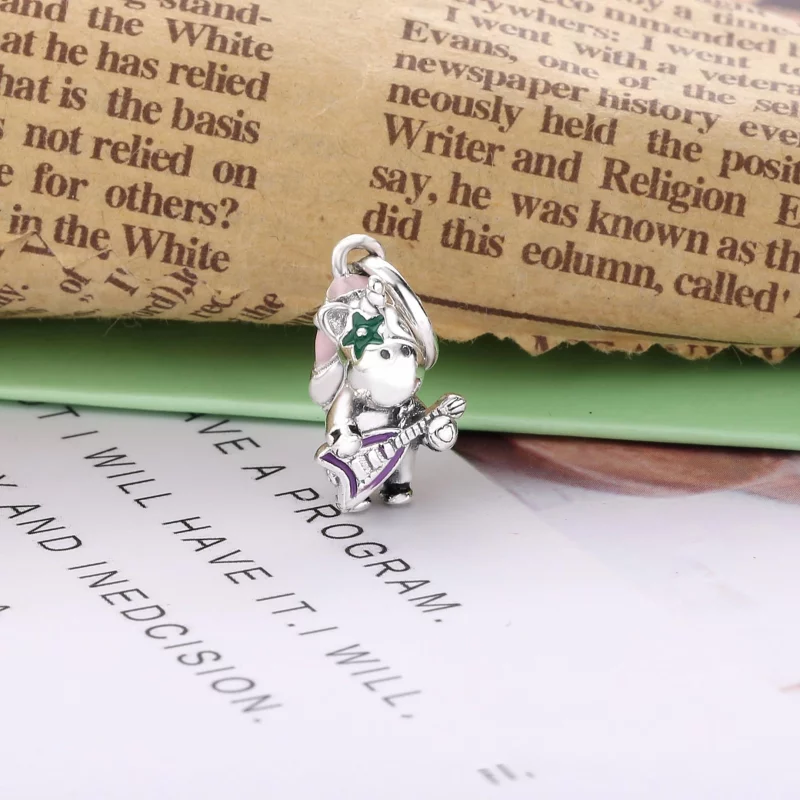 (image pour) Charm pendant PANDORA Bruno La Licorne Groupe Punk 798320ENMX - Afficher 2
