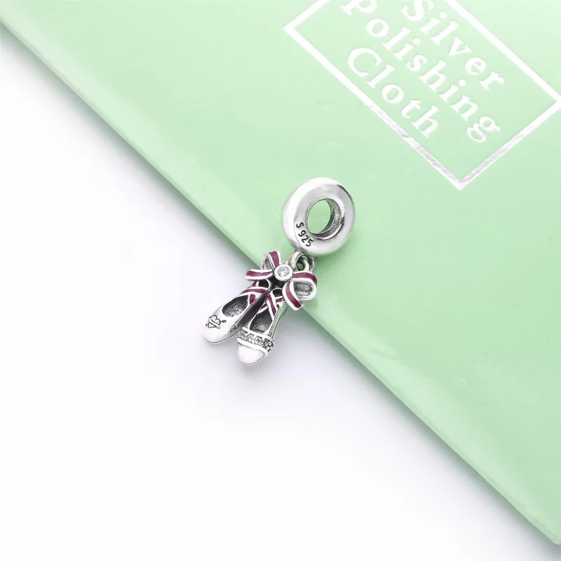 (image pour) Charm pendant PANDORA Chaussons de Danse Punk 798339CZ - Afficher 2