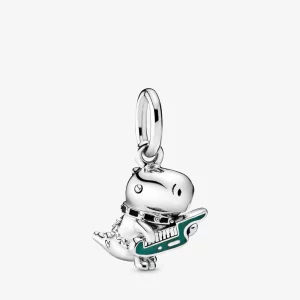 (image pour) Charm pendant PANDORA Dino le Dinosaure Groupe de Punk 798297ENMX