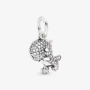 (image pour) Charm pendant PANDORA Dinosaure en Argent 798186CZ