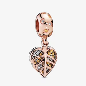 (image pour) Charm pendant PANDORA Feuilles Scintillantes 788247CZ