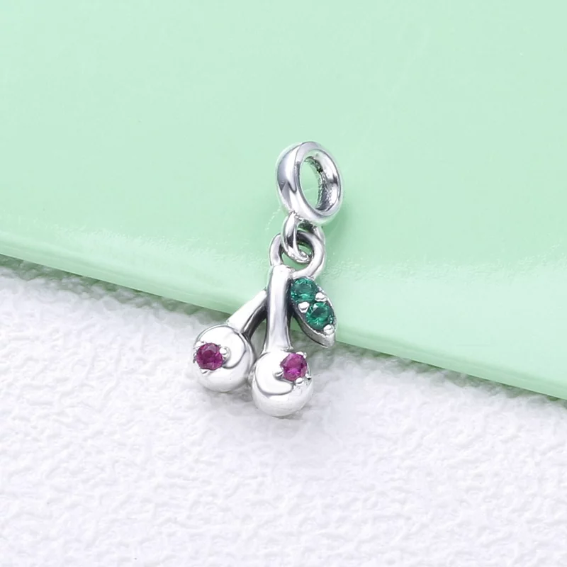 (image pour) Charm Pendant PANDORA Ma cerise 798371NCC - Afficher 2