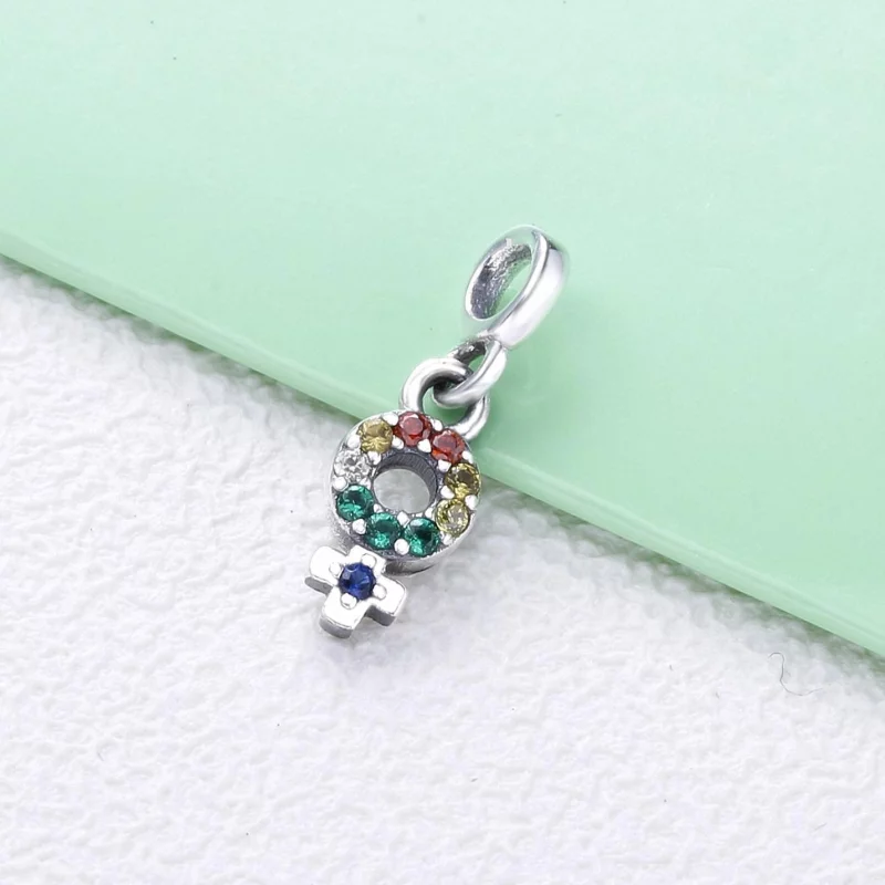 (image pour) Charm Pendant PANDORA Ma fierté féminine 798382NRGMX - Afficher 2