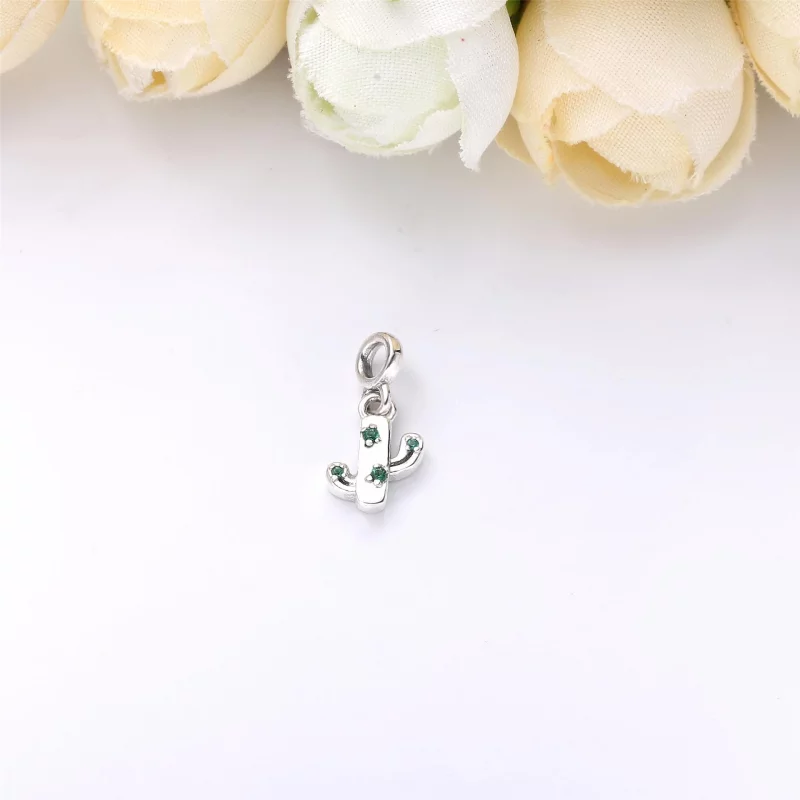 (image pour) Charm Pendant PANDORA Mon Adorable cactus 798372NRG - Afficher 3