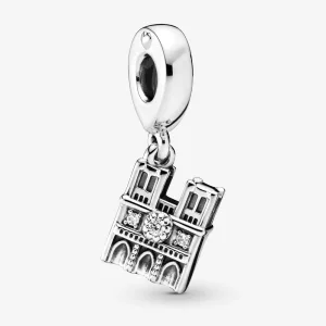 (image pour) Charm pendant PANDORA Notre-Dame 798257CZ