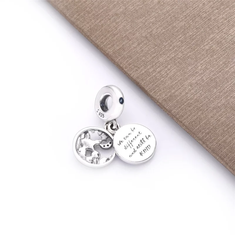 (image pour) Charm pendant PANDORA Renard et Lapin 798239NMB - Afficher 4
