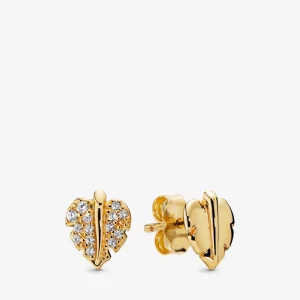 (image pour) Clous d'Oreilles PANDORA Shine Feuille brillante et pétillante 268334CZ