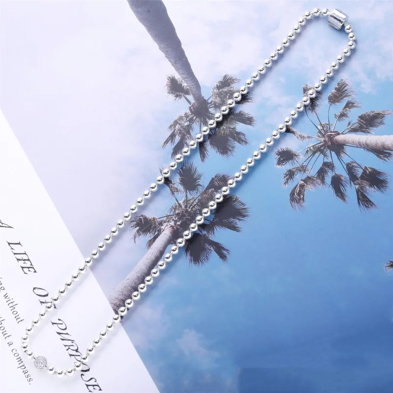 (image pour) Collier PANDORA Sphères et Pavé 398565C01 - Afficher 4