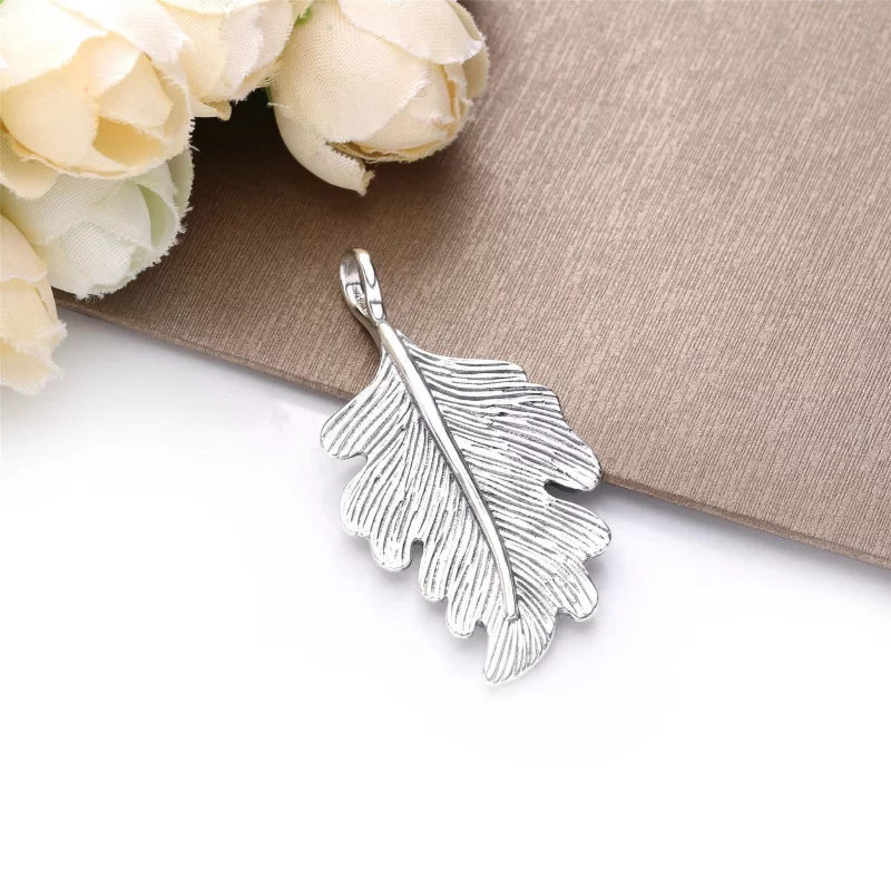 (image pour) Collier Pendant PANDORA Feuille de chêne 398254-70 - Afficher 3