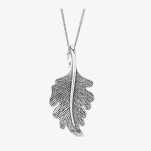 (image pour) Collier Pendant PANDORA Feuille de chêne 398254-70