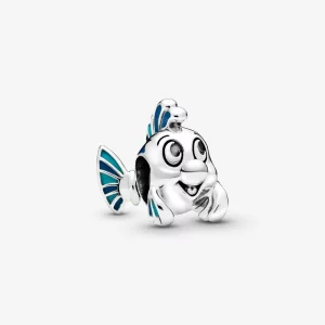(image pour) Disney, Charm PANDORA La Petite Sirène Polochon en Argent 798230ENMX