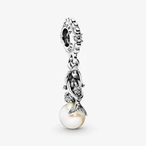 (image pour) Disney, Charm pendant PANDORA Ariel Lumineuse en argent 798232CZ