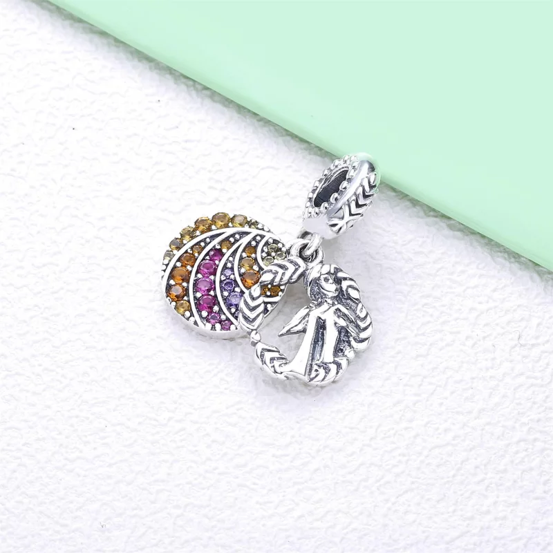 (image pour) Disney, Charm Pendant PANDORA La Reine des Neiges Anna 798457C01 - Afficher 2