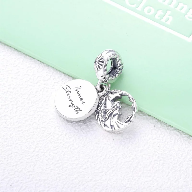 (image pour) Disney, Charm Pendant PANDORA La Reine des Neiges Elsa et Nokk 798456C01 - Afficher 4