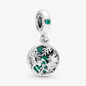 (image pour) Disney, Charm pendant PANDORA Simba, Timon et Pumbaa en Argent 798043NRG
