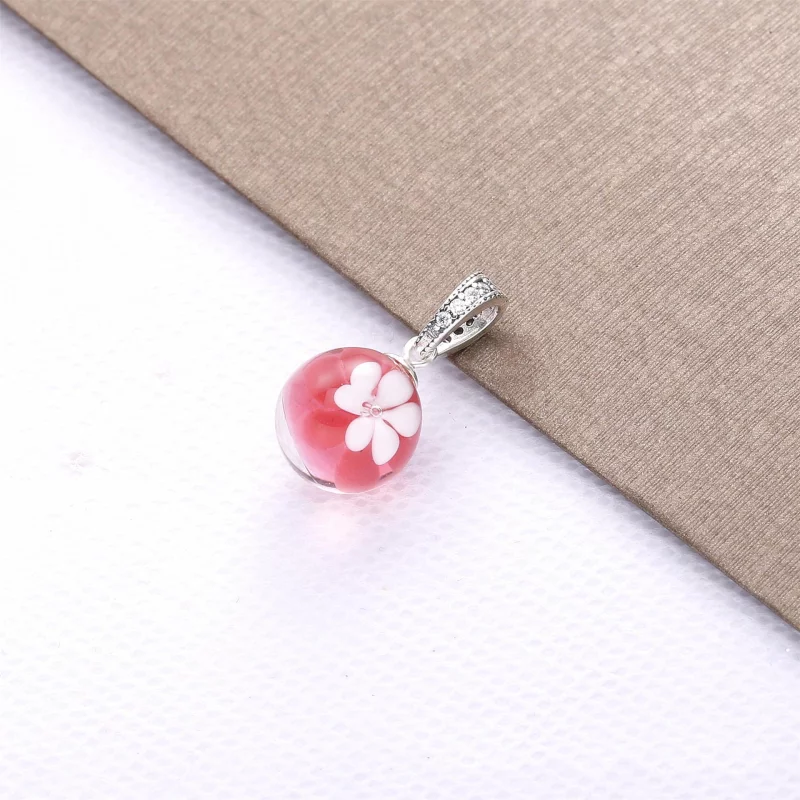 (image pour) Pendentif PANDORA Fleur de fleur de pêche 798082CZ - Afficher 3