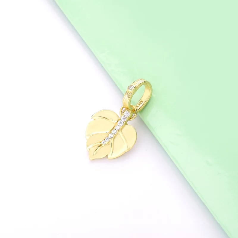 (image pour) Pendentif PANDORA Shine Feuille 368251CZ - Afficher 3