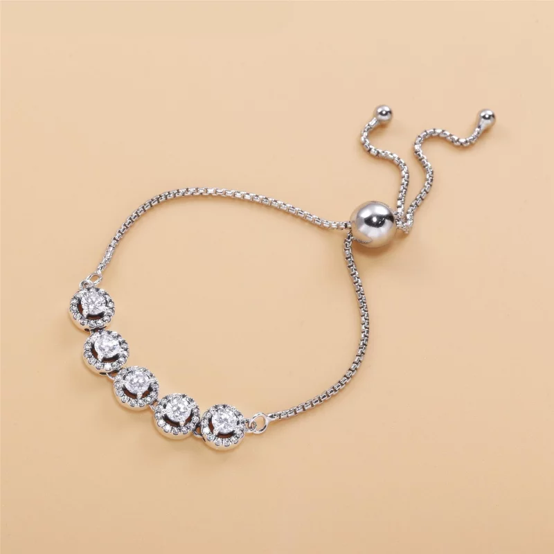 (image pour) Bracelet PANDORA Coulissant Sphères Scintillantes 598510C01 - Afficher 2