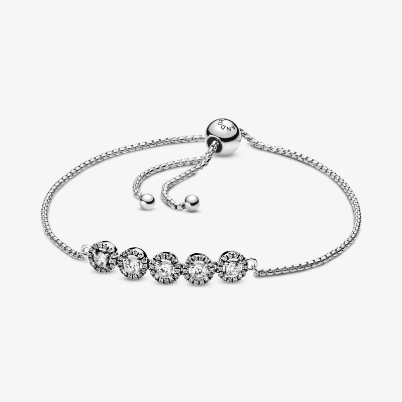 (image pour) Bracelet PANDORA Coulissant Sphères Scintillantes 598510C01