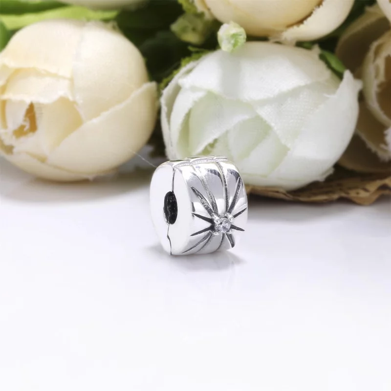 (image pour) Charm Clip PANDORA Soleil Scintillant 798614C01 - Afficher 2