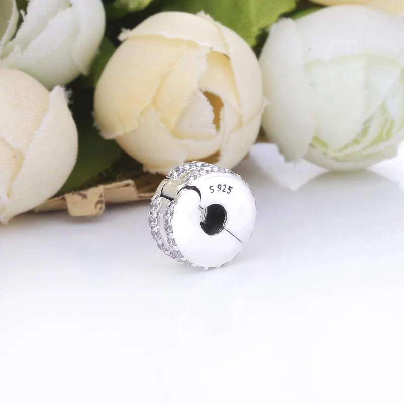 (image pour) Charm PANDORA Clip Pavé Double Rang 798422C01 - Afficher 3