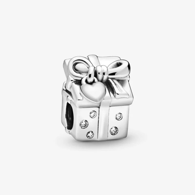 (image pour) Charm PANDORA Le Père Noël dans un Cadeau 798470C01 - Afficher 2