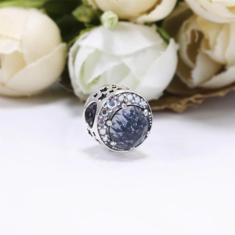(image pour) Charm PANDORA Lune et Ciel Nocturne 798524C01 - Afficher 2