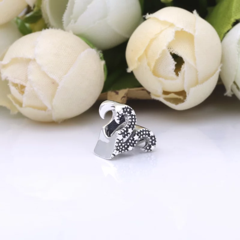 (image pour) Charm PANDORA Zodiaque Bélier Scintillant 798416C01 - Afficher 2