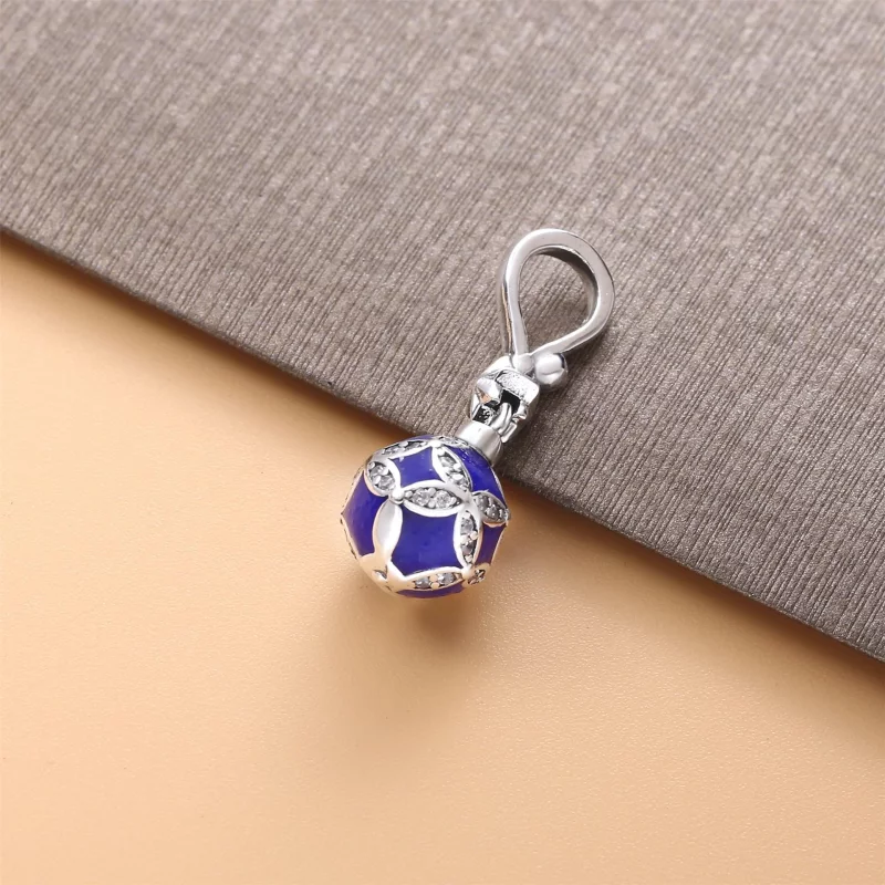 (image pour) Charm Pendant PANDORA Décorations de Noël Bleu 798512C01 - Afficher 2